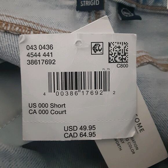 American Eagle Strigid Mom Jeans Women’s Size 000 Short Mid Rise 23W EUC - Picture 4 of 11